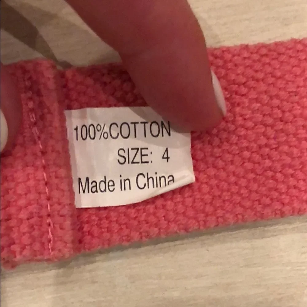 JCrew pink cotton belt size 4 - Picture 3 of 3